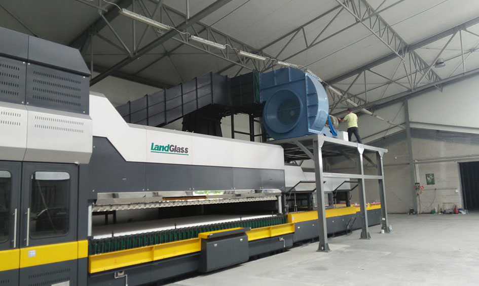 LandGlass Convection Tempering furnace in Poland