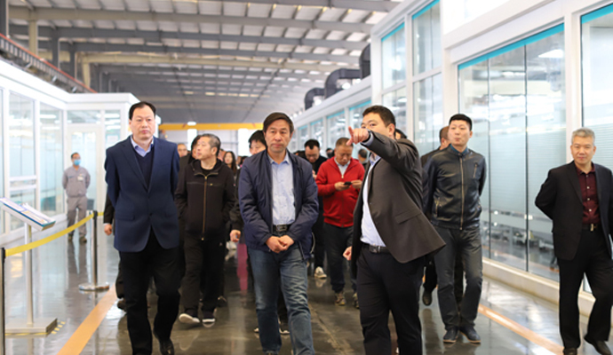 Cheng Gangqiang, Chairman of the Jincheng Federation of Industry and Commerce Visited LandGlass